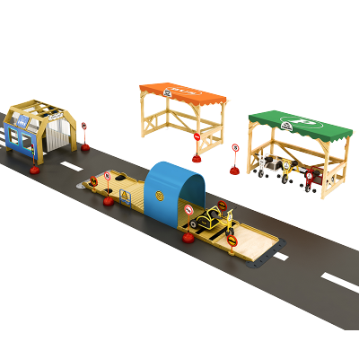 华森葳交通游戏区组合套装KB1-HWQJ02-V01