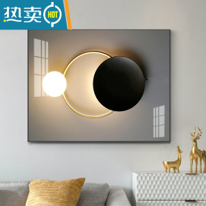 敬平电表箱装饰画可推拉简约现代客厅配电箱免打孔电闸盒遮挡挂画美女装饰画