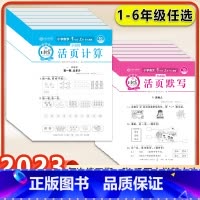 (3本)活页默写+阅读+作文 六年级上 [正版]2023秋版王朝霞活页计算试卷活页默写试卷小学试卷一二三四五六年级上册人