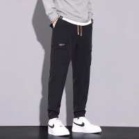 休闲工装裤男士夏季新款美式时尚宽松潮潮流束脚休闲长裤