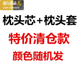 ins网红枕头男生款小女孩学生宿舍床单人舒适低枕芯儿童可爱9.9只 三维工匠