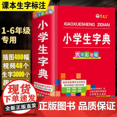 字典小学生专用1-6年级通用版2024年人教版 小学生字典非新华多功能字典12版双色本大字彩图正版笔顺规范笔画近反义词速