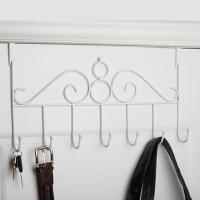 骁熊(2个装)厨房浴室挂钩挂衣服无痕钩子时尚创意生活用品挂钩多色多款铁艺后挂钩无痕挂钩 强力挂衣钩衣挂免钉挂衣钩