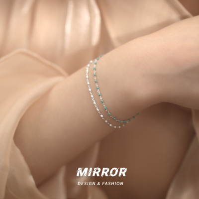 925纯银小串珠手链女手饰手环精致时尚新款创意气质简约潮送女朋友老婆情人节七夕生日礼物