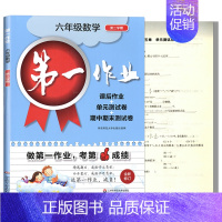 6下 数学 初中通用 [正版]第一作业 六七八九年级上下册第一二学期 语文数学英语物理化学 上海版初中同步课后练习 华东