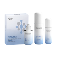 苏宁宜品敷尔佳蓝铜肽安肤系列礼盒5件套有密封包装水100ml乳液50ml精华30ml面膜5贴长效保湿滋润修护