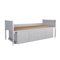 乙壬制式上下铺宿舍床钢制铁架高低床铁艺组合床13款单层床