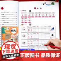 四年级上册同步字帖人教版语文练字帖每日一练 小学生专用4年级字帖练字笔顺笔顺生字摹写本钢笔描红练字本田字格写字控笔训练部