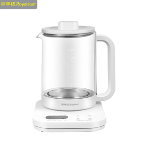 荣事达养生壶煮茶器电水壶热水壶煮茶壶恒温电热水壶 迷你玻璃花茶壶1.8L双保温烧水壶 YSH8088