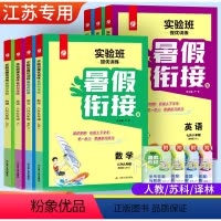 语文[人教] 七年级/初中一年级 [正版]实验班暑假衔接2024 七升八升九数学苏教版江苏科版语文人教英语译林物理 暑假
