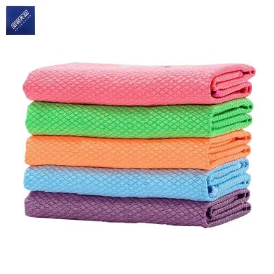 安居先森玻璃清洁毛巾抹布吸水不掉毛清洁巾毛巾 40*50cm一包10条装