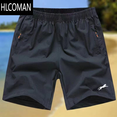 HLCOMAN运动短裤男士夏季宽松弹力五分裤跑步速干大码透气沙滩裤休闲健身