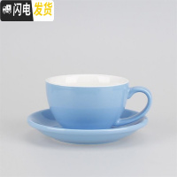 三维工匠精美复古套装杯杯子套具咖啡杯 欧式小风格韩版单人下午茶 亮光雅兰300杯碟咖啡器具