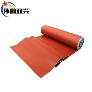 伟鹏双兴 硅胶防火布玻璃纤维电焊布 1米宽0.6mm厚 平方米