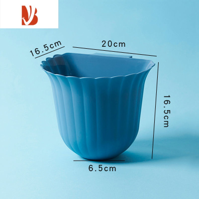 三维工匠厨房花朵垃圾桶壁挂式柜橱抽屉悬挂家用简约卧室桌面挂式收纳桶