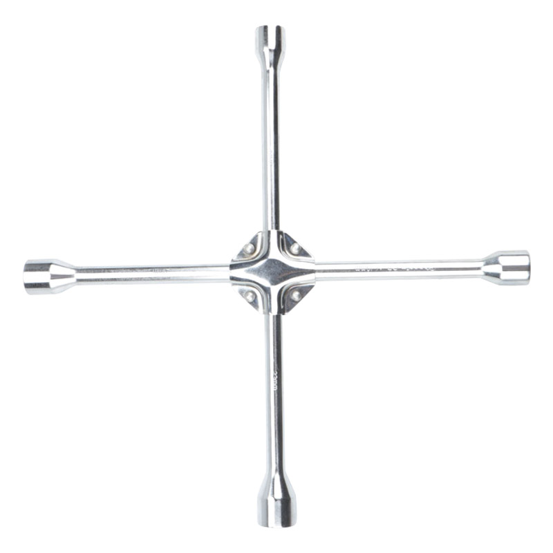 长鹿 镜面滚花加固型十字扳手 18"(17X19X21X23)