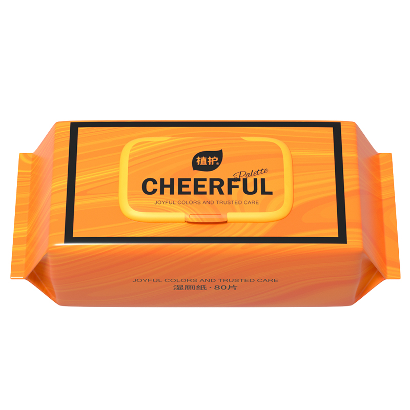 植护悦色橙湿厕纸150mm*200mm 80片*3