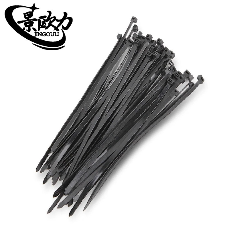 景欧力 黑色尼龙扎带 JOL-8450(100根) 包