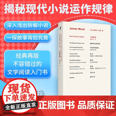 小说机杼 揭秘现代小说运作规律 当代重要文学批评家詹姆斯·伍德代表作 经典再版,不容错过的文学阅读入门书
