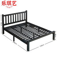 乐琪艺铁艺床120*200*94cm张