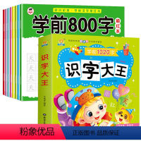全8册学前800字描红本+识字大王1020字[套餐优惠价] [正版]全套8本汉字描红练字帖初学者写字描红本学前中大班硬笔