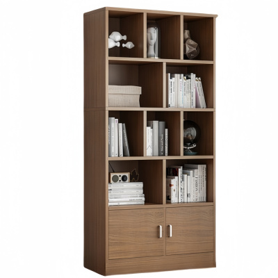 攸形书柜两门四层80*30*180cm台