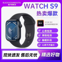 Apple/苹果 Watch Series 9 智能手表运动型手表带S9 45mm 黑色 GPS版资源机