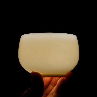 家柏饰(CORATED)羊脂玉茶杯陶瓷品茗杯礼盒装白瓷饮茶杯家用简约主人单杯小号z
