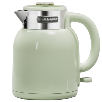 格来德(Grelide) D2315烧水壶304不锈钢家用电水壶热水壶1.5L一体无缝双层防烫电热水壶自动断电 豆蔻绿