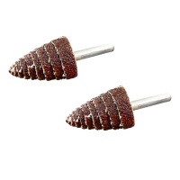 Leecbb 带柄锥形砂布磨头 6*16(80#) 个