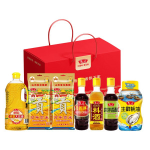 鲁花粮油调味礼盒吉庆有余礼盒G