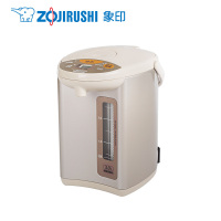 象印(ZO JIRUSHI)电热水壶家用办公电热水瓶不锈钢电水壶微电脑多功能烧水壶WDH30C 金属米色3L
