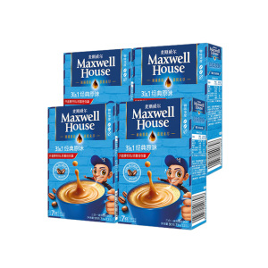 麦斯威尔(Maxwell House) 三合一速溶咖啡粉 学生考试熬夜提醒神困 原味 13g*60条