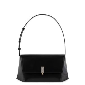 Ferragamo/菲拉格慕女士小牛皮 brushed日常休闲简约时尚手拿包金属扣翻盖