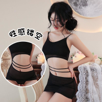 长夜漫漫情趣内衣性感露腰镂空紧身露背辣妹纯欲吊带连衣裙女1048