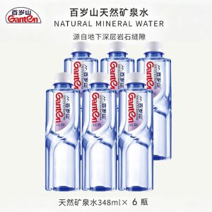 百岁山 饮用 天然矿泉水348ml*6瓶