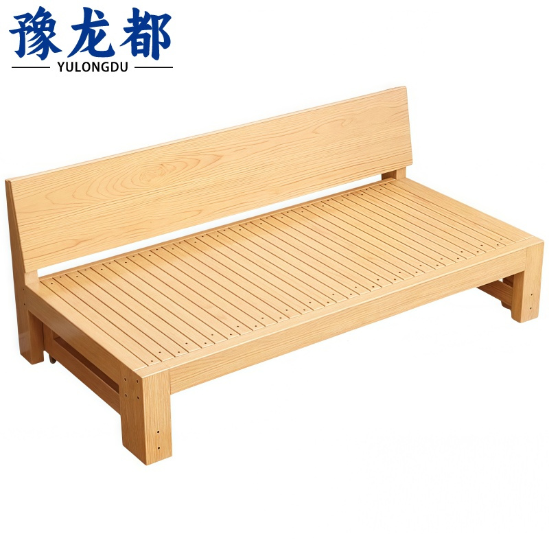 豫龙都 实木沙发床 127cm 张