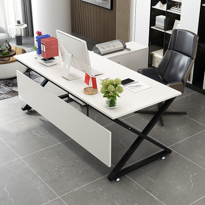 全简老板桌简约现代总裁桌大班台家用单双人台式电脑桌书桌简易办公桌