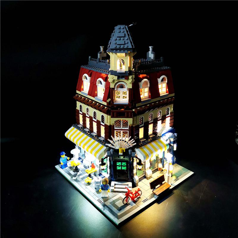 积木堂灯饰 适用乐高10185城市建筑街景系列led遥控积木灯饰灯具 请