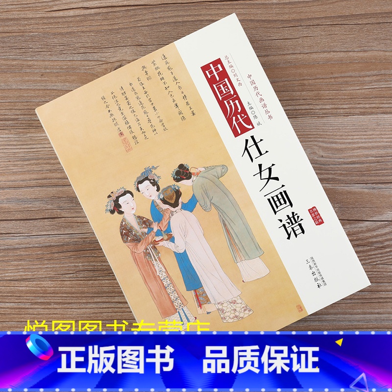 中国历代仕女画谱 [正版]全10册中国历代经典画谱 山水梅兰竹菊花鸟仕女风俗白描明清写意鞍马释道人物画谱唐宋元明清国画画