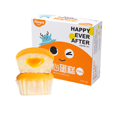 麦吉士流心蛋糕10包装早餐面包网红休闲零食品营养小吃糕点心整箱