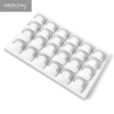 可莉允插座保护盖安全儿童防护盖宝宝防触电电源保护套婴儿插头堵插孔塞灰色48个装-防触电保护