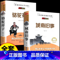 [全套2册]城南旧事+骆驼祥子 [正版]全4册城南旧事林海音完整版原著呼兰河传繁星春水骆驼祥子四五六年级阅读课外书经典书