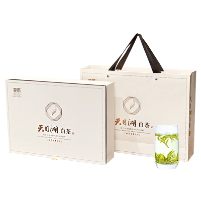 2021新茶上市麓雨天目湖白茶明前特级溧阳白茶春茶绿茶高档礼盒装茶叶送礼长辈200g