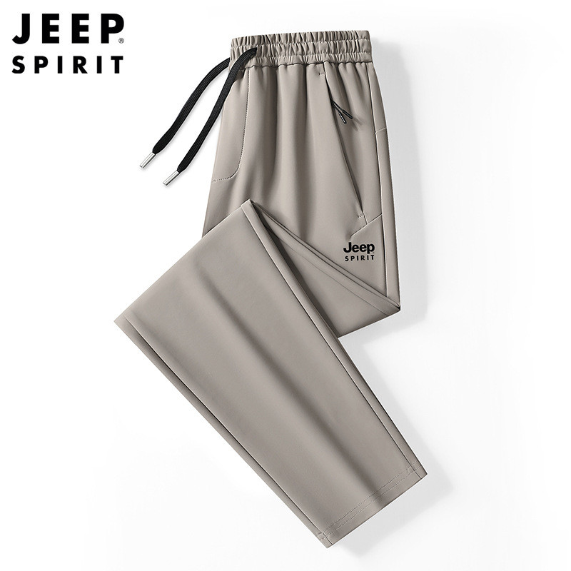 JEEPspirit男装运动裤男春秋季三防防水卫裤散口休闲长裤子6311