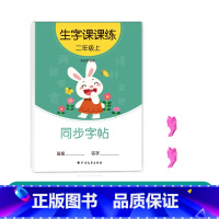 二年级上册(1本46页) [正版]二年级三上册下册同步字帖人教版一年级练字正楷小学生临摹练字帖贴每日一练初学者神器语文汉