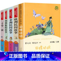 5册:田螺姑娘+欧洲民间故事+非洲民间故事+列那狐的故事+一千零一夜 [正版]田螺姑娘人民教育出版社 中国民间故事精选五