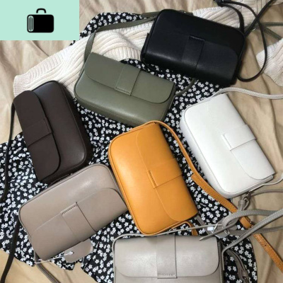 韩版皮小方包2020新款欧洲站单肩斜挎百搭潮女包NEW LAKE女斜挎包