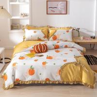 美帮汇公主风四件套床单被套三件套单双人床上套件少女心蝴蝶结床上用品