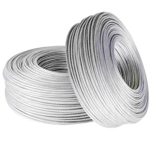 豫众诺 透明包塑镀锌钢丝绳 2mm 米